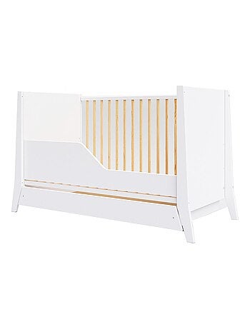 Lit bébé évolutif avec tiroir - ZOÉ - 120x60 cm