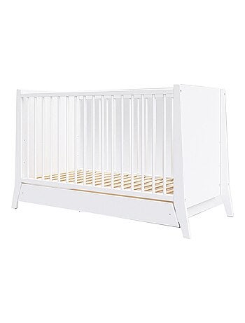 Lit bébé évolutif avec tiroir - ZOÉ - 120x60 cm