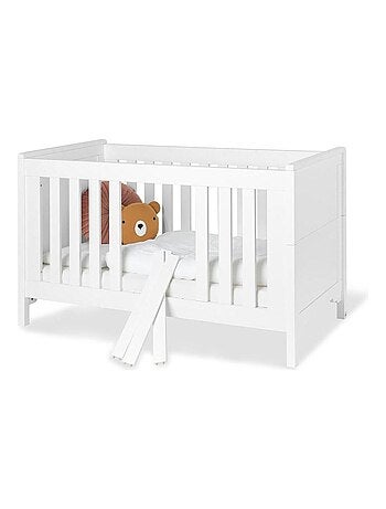 Lit bébé évolutif Chalet blanc