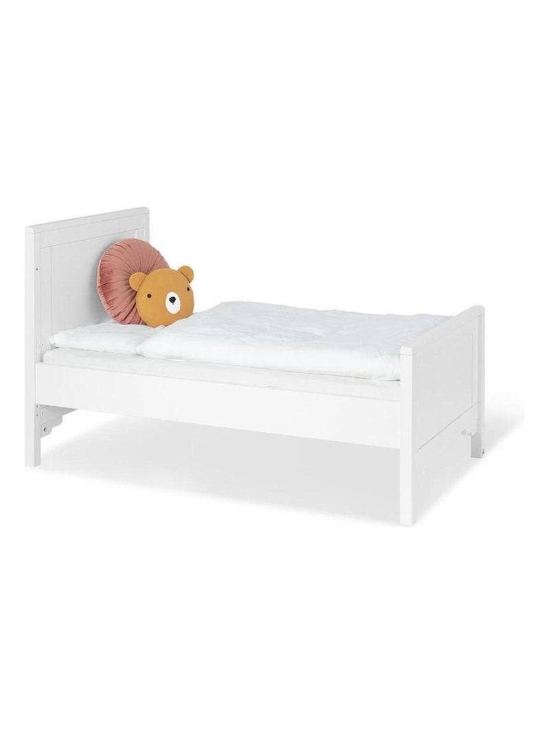 Lit bébé évolutif Chalet blanc Beige - Kiabi
