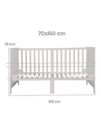 Lit bébé évolutif convertible en lit enfant 'Easy Sleep' ROBA