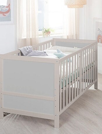 Lit bébé évolutif convertible en lit enfant jusqu'à 7 ans - Hauteur réglable - 'ROBA Easy Sleep'