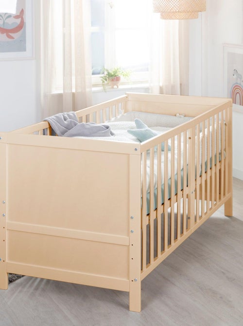 Lit bébé évolutif convertible en lit enfant jusqu'à 7 ans - Hauteur réglable - 'ROBA Easy Sleep' - Kiabi