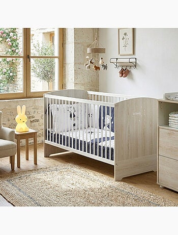 Lit bébé évolutif en bois - BABYPRICE