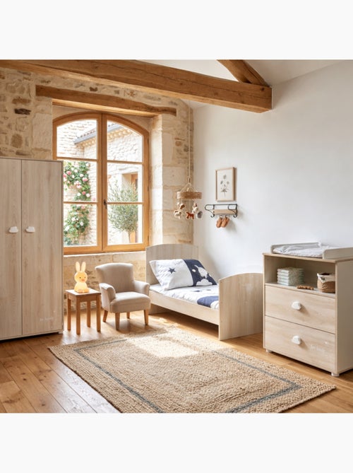 Lit bébé évolutif en bois - BABYPRICE - Kiabi
