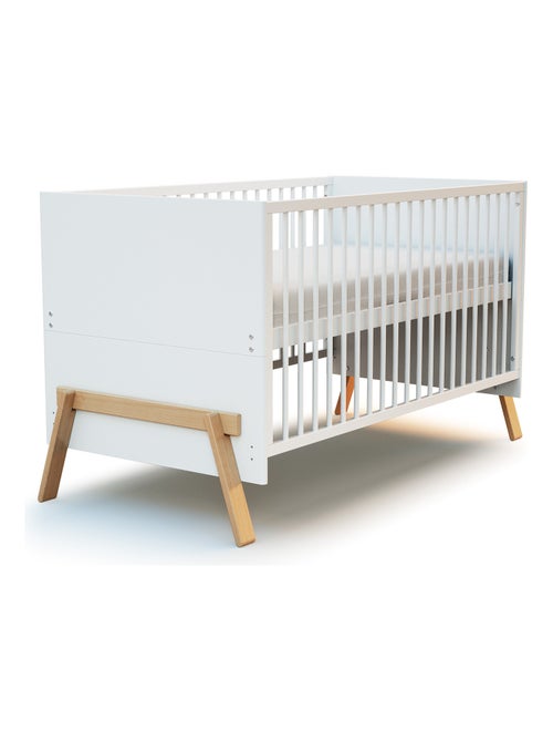 Lit bébé évolutif en bois canaille - Kiabi Lit bébé évolutif en bois canaille - Kiabi