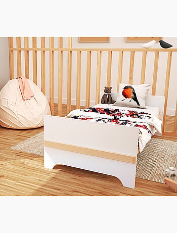 Lit bébé évolutif en bois carrousel