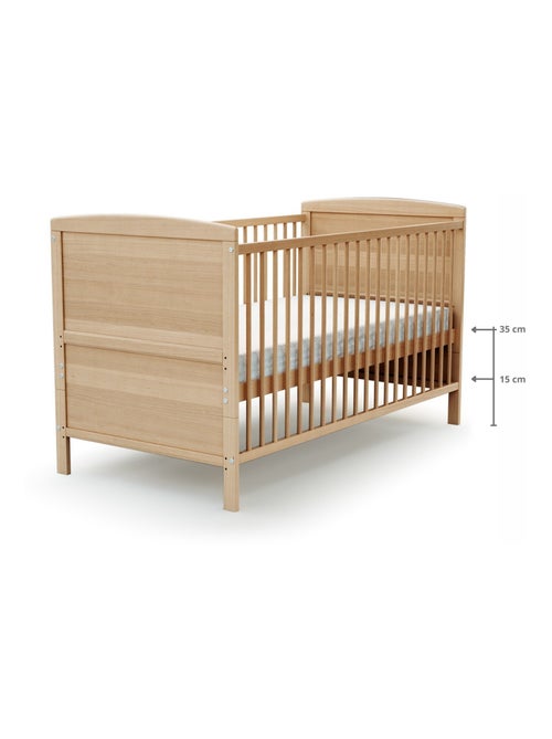 Lit bébé évolutif en bois luna - Kiabi Lit bébé évolutif en bois luna - Kiabi