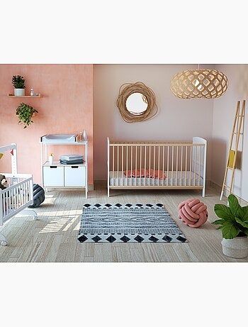 Lit bébé évolutif en bois luna