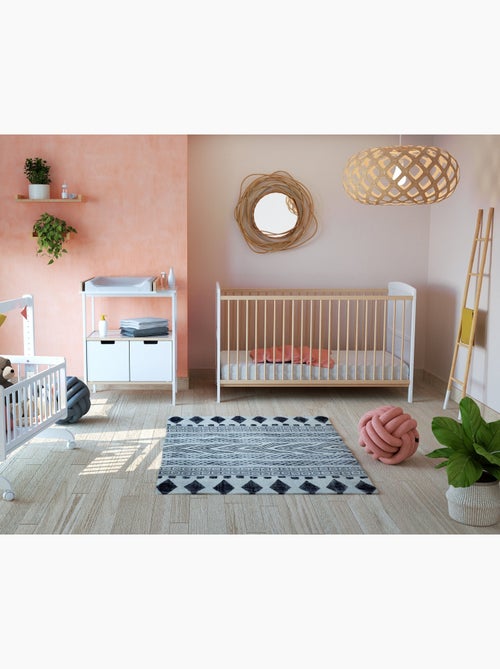 Lit bébé évolutif en bois luna - Kiabi Lit bébé évolutif en bois luna - Kiabi