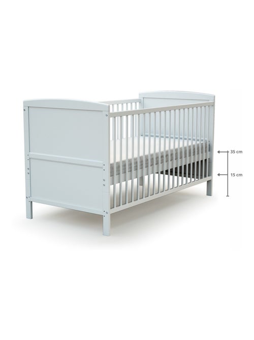 Lit bébé évolutif en bois luna - Kiabi Lit bébé évolutif en bois luna - Kiabi