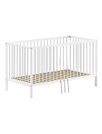 Lit bébé évolutif en hêtre massif PAOLA