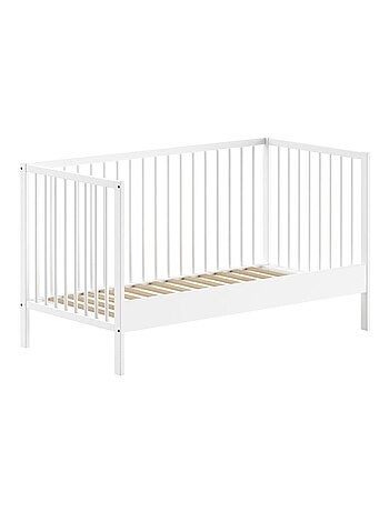 Lit bébé évolutif en hêtre massif PAOLA