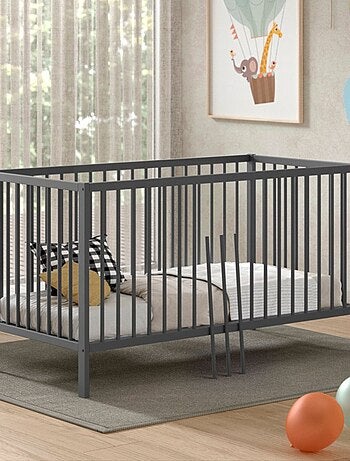 Lit bébé évolutif en hêtre massif PAOLA