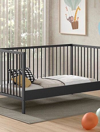 Lit bébé évolutif en hêtre massif PAOLA