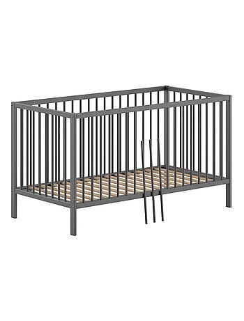 Lit bébé évolutif en hêtre massif PAOLA