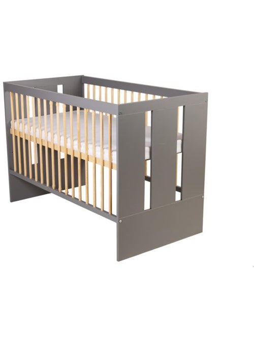 Lit bébé évolutif en lit junior avec sommier 3 hauteurs - kmbaby - Kiabi Lit bébé évolutif en lit junior avec sommier 3 hauteurs - kmbaby - Kiabi