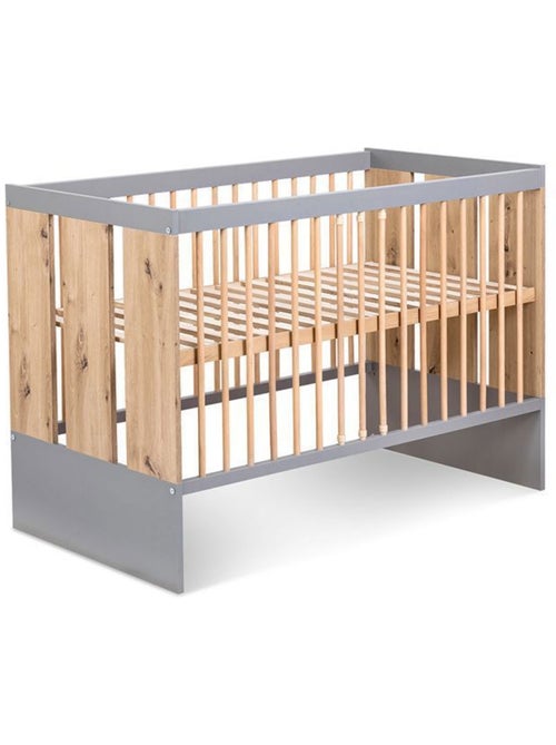 Lit bébé évolutif en lit junior avec sommier 3 hauteurs - kmbaby - Kiabi Lit bébé évolutif en lit junior avec sommier 3 hauteurs - kmbaby - Kiabi