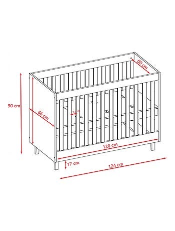 Lit Bébé Evolutif Kubi
