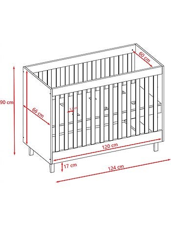 Lit Bébé Evolutif Kubi