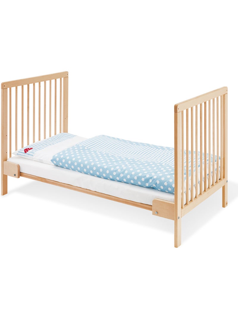 Lit bebe Evolutif 'Pinolino' Hanna L 144 x P 75 x H 85 Beige - Kiabi