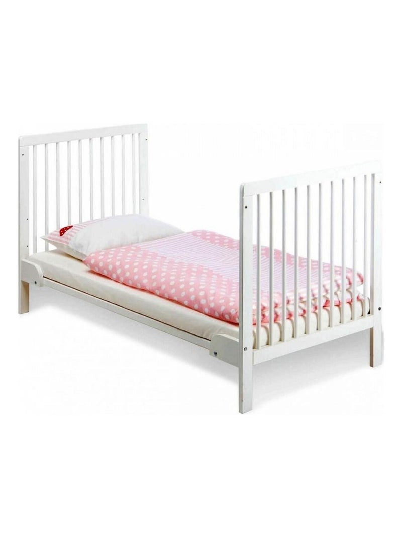 Lit bebe Evolutif 'Pinolino' Lenny L 144 x P 75 x H 85 Rouge - Kiabi