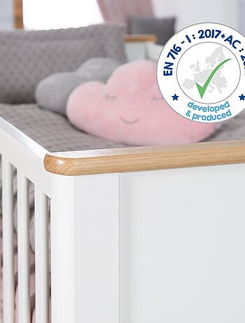 Lit bébé évolutif transformable en lit junior 'Ava' ROBA