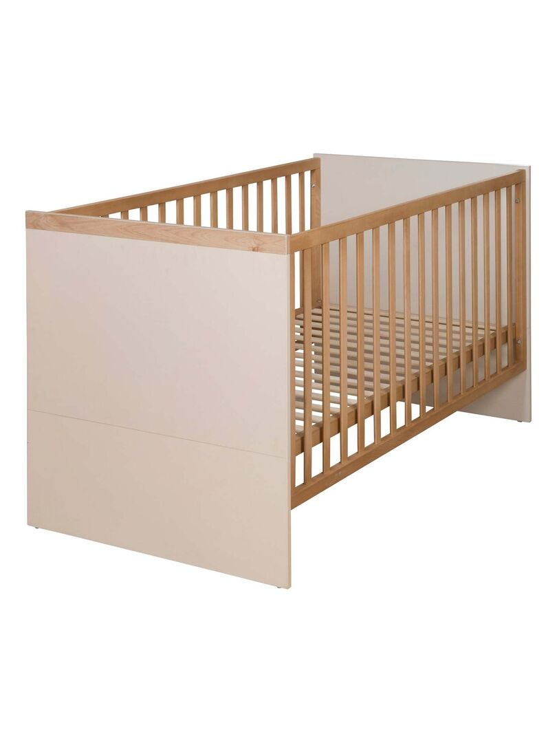 Lit bébé évolutif transformable en lit junior 'Roba jil' Beige coquille - Kiabi