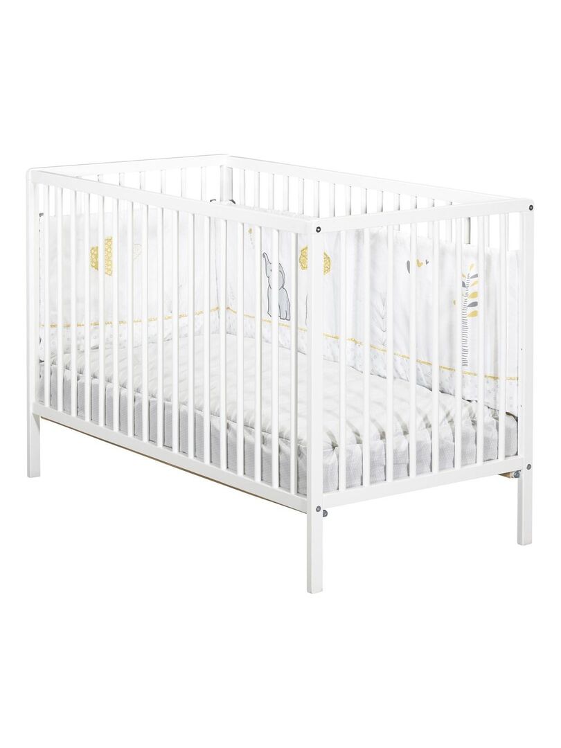 Lit bébé FIRST - BABYPRICE - Blanc - Kiabi - 121.68€