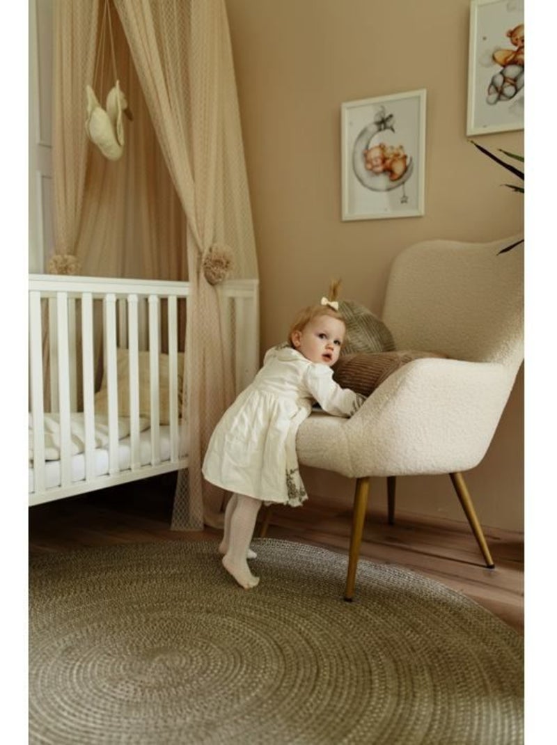 Lit bébé iwo avec matelas en bois de hêtre, sommier réglable - kmbaby Blanc - Kiabi