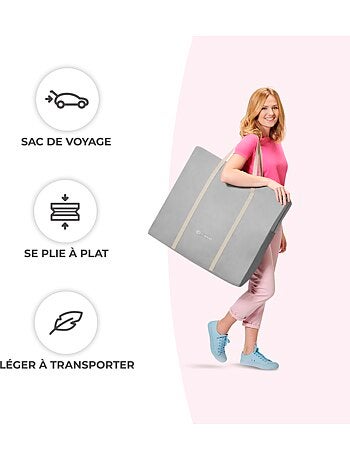 Lit bébé Kinderkraft LOVI 3 EN 1 avec berceau, lit de voyage, moustiquaire et jouets suspendus