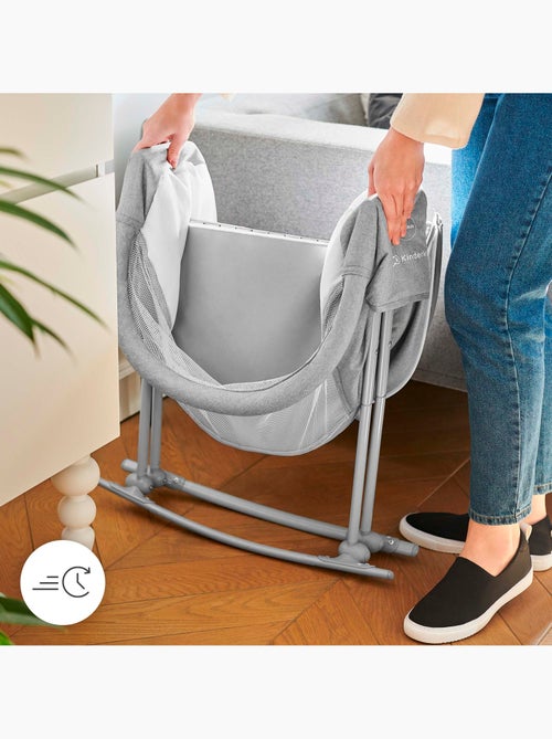 Lit bébé Kinderkraft LOVI 3 EN 1 avec berceau, lit de voyage, moustiquaire et jouets suspendus - Kiabi Lit bébé Kinderkraft LOVI 3 EN 1 avec berceau, lit de voyage, moustiquaire et jouets suspendus - Kiabi