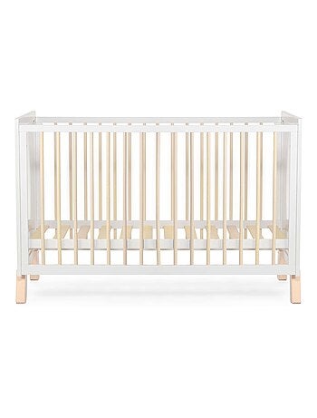 Lit Bébé Kinderkraft NICO Évolutif avec Sommier 3 Niveaux et Structure en Bois de Pin