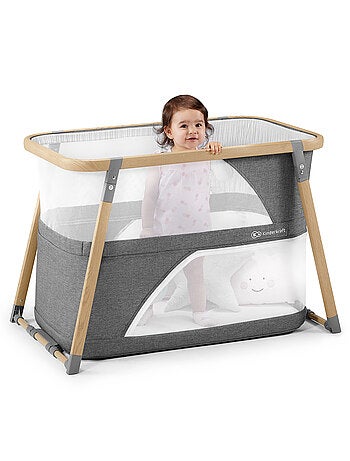 Lit bébé Kinderkraft SOFI 4 en 1 avec fonction berceau, parc, matelas inclus et pliage rapide