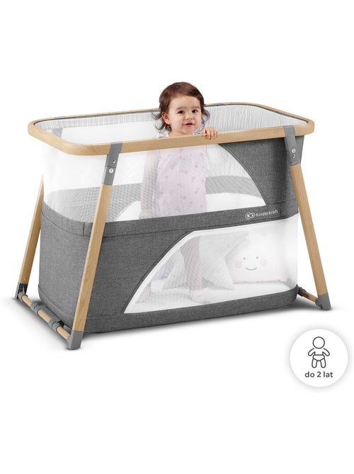 Lit bébé Kinderkraft SOFI 4 en 1 avec fonction berceau, parc, matelas inclus et pliage rapide - Kiabi
