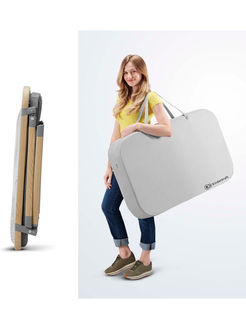 Lit bébé Kinderkraft SOFI 4 en 1 avec fonction berceau, parc, matelas inclus et pliage rapide - Kiabi