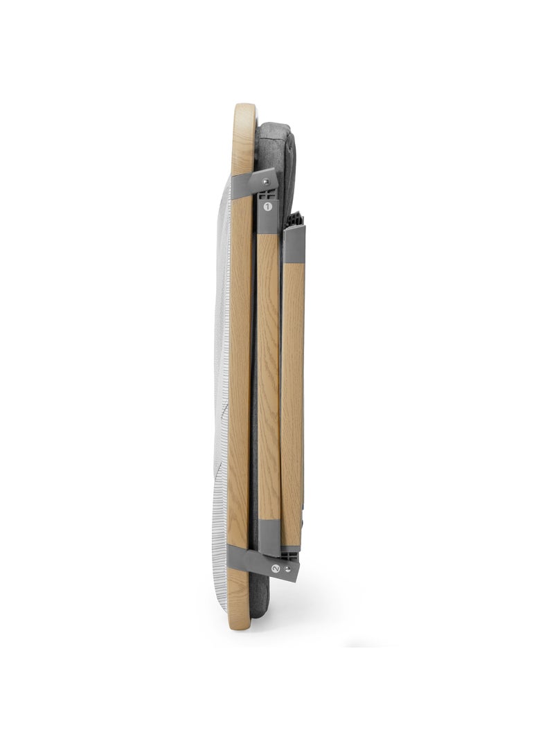Lit bébé Kinderkraft SOFI 4 en 1 avec fonction berceau, parc, matelas inclus et pliage rapide Gris - Kiabi