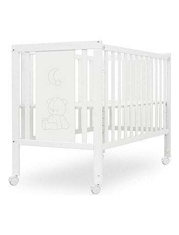 Lit Bébé Mod. Basic - blanc