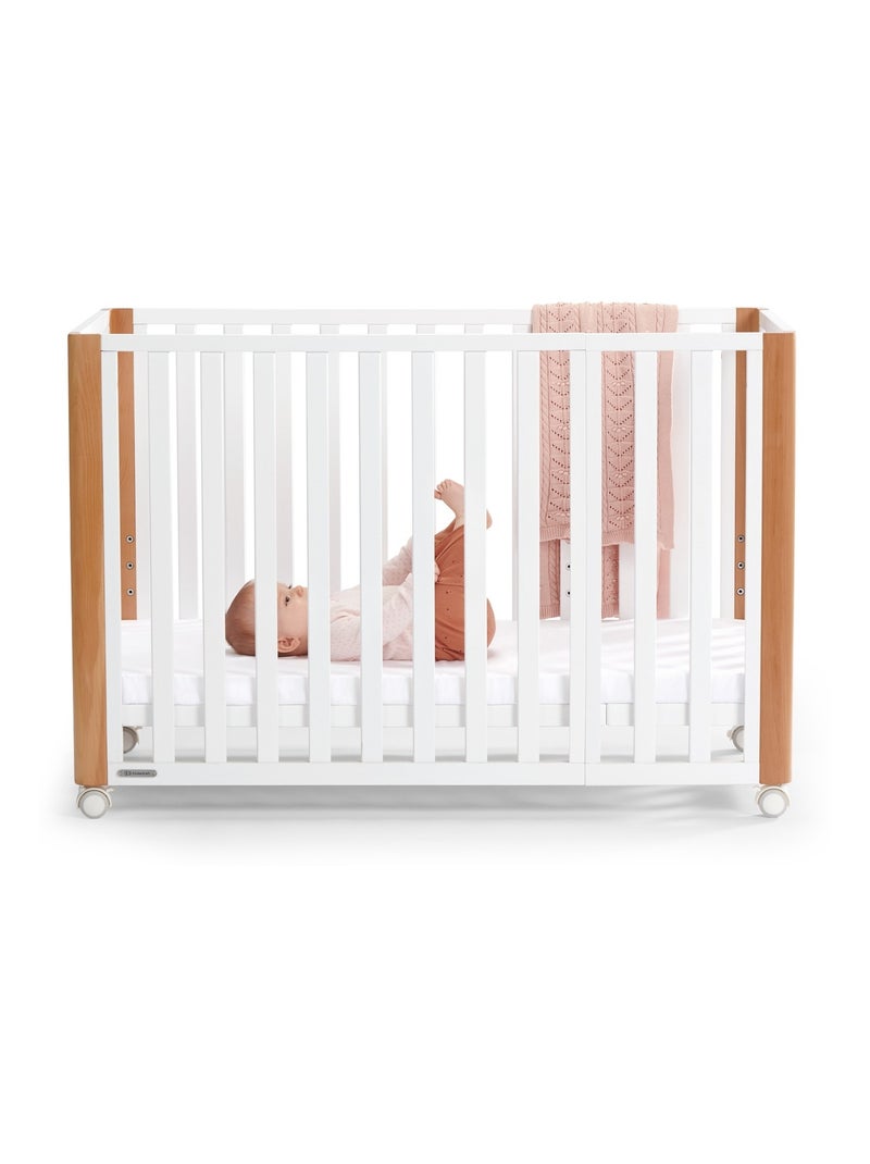 Lit bébé multifonction 4en1 avec matelas Blanc - Kiabi
