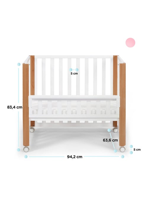 Lit bébé multifonction 4en1 avec matelas - Kiabi Lit bébé multifonction 4en1 avec matelas - Kiabi