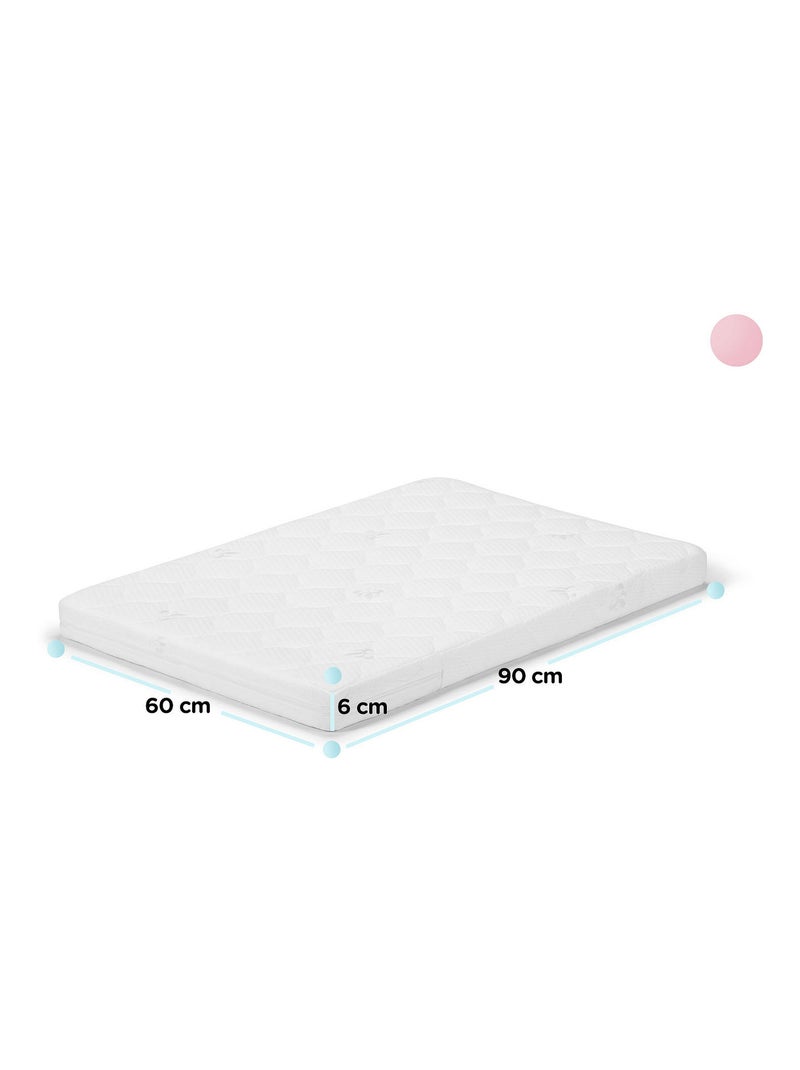 Lit bébé multifonction 4en1 avec matelas Blanc - Kiabi