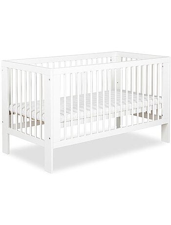 Lit bébé ollo sans matelas en bois de hêtre, sommier réglable - kmbaby
