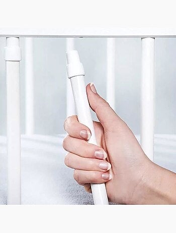 Lit bébé ollo sans matelas en bois de hêtre, sommier réglable - kmbaby