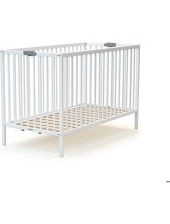 Lit bébé pliant - 60 x 120 cm - webaby - flex - blanc