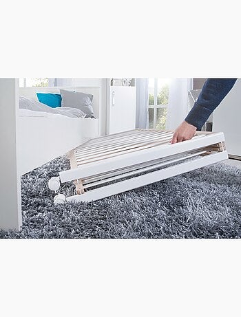 Lit bébé pliant avec roulettes et hauteur réglable 'Roba Fold Up'