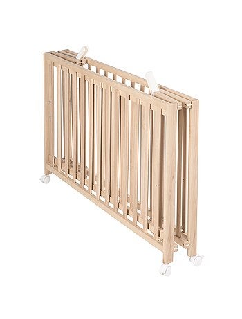 Lit bébé pliant avec roulettes et hauteur réglable 'Roba Fold Up'