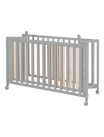 Lit bébé pliant avec roulettes et hauteur réglable 'Roba Fold Up'