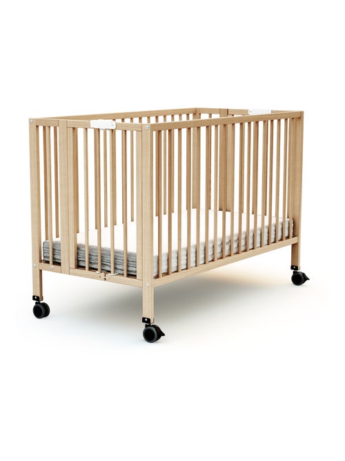 Lit bébé pliant en bois ESSENTIEL - Kiabi