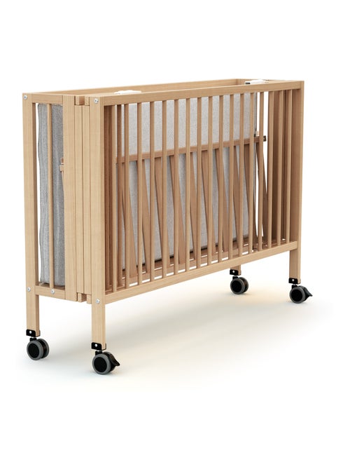Lit bébé pliant en bois ESSENTIEL - Kiabi