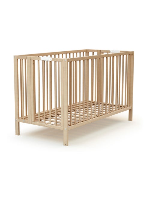 Lit bébé pliant en bois ESSENTIEL - Kiabi